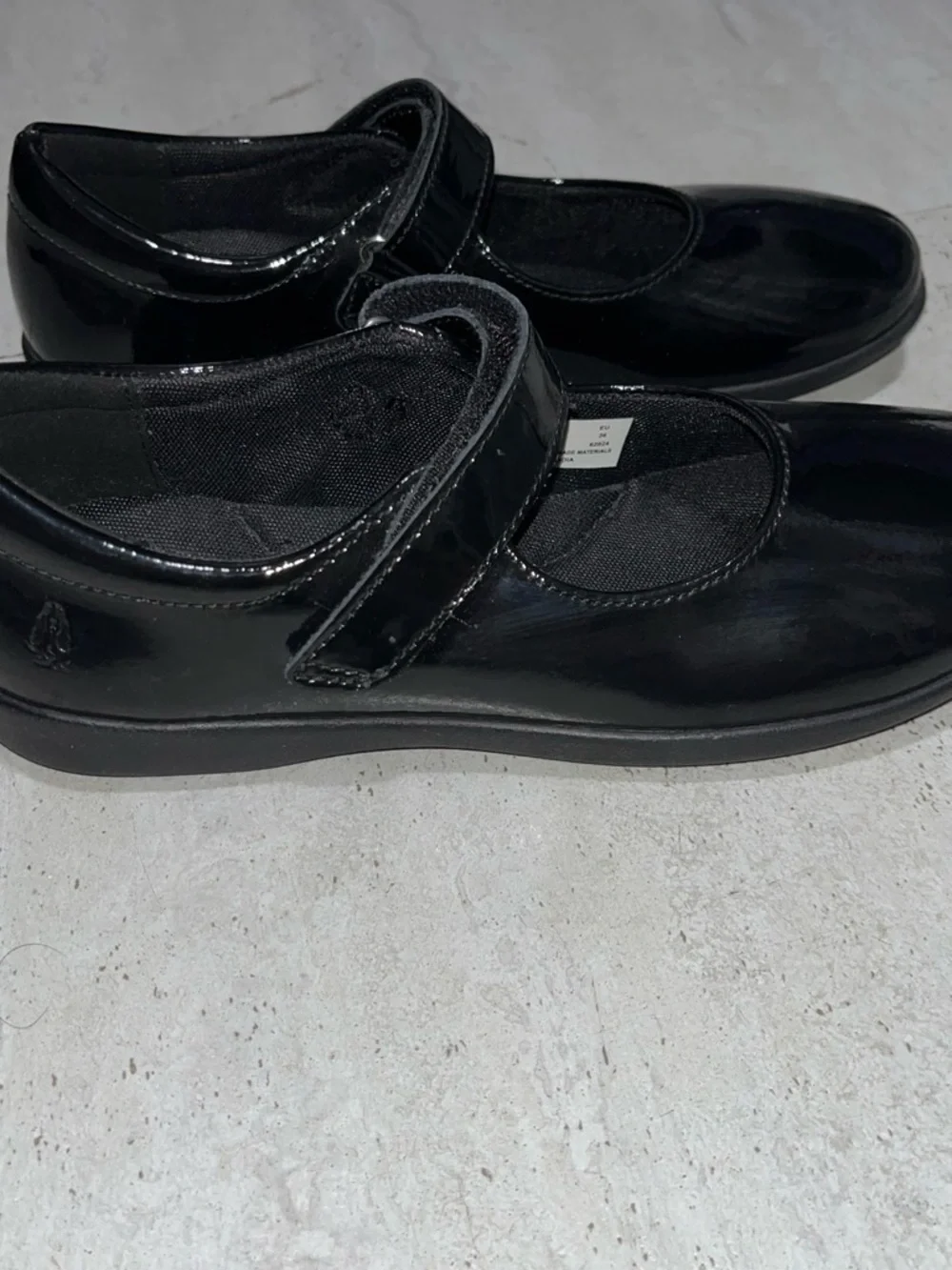 Hush Puppies Girls' Black Patent Mary Jane Shoes